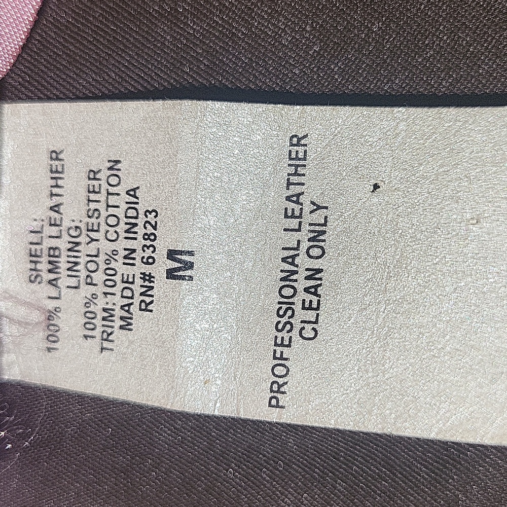 Gorgeous Unique Butter Soft Lamb Leather Jacket M - Picture 9 of 9